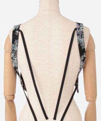 お値下げ★新品★ FUMIE＝TANAKA embroidery bustier embroidery bustier F25S―32 | FUMIE