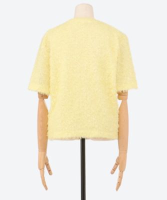 Ｂｏｕｃｌｅ　Ｋｎｉｔ　ｔｏｐ　ＴＫ２５ＳＳＴＰ０５