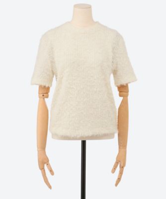 Ｂｏｕｃｌｅ　Ｋｎｉｔ　ｔｏｐ　ＴＫ２５ＳＳＴＰ０５