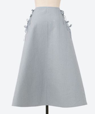 スカート　Ｃｏｔｔｏｎ　Ｓｉｌｋ　Ｓｕｃｋｅｒ　Ｒｅｖｅｒ　Ｋｎｏｔ　Ｓｋｉｒｔ　ＳＫ２５Ｓ０００１