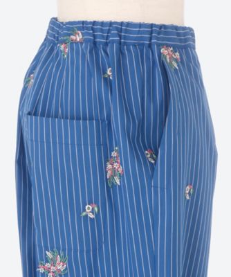 Ｆｌｏｗｅｒ　Ｅｍｂｒｏｉｄｅｒｙ　Ｓｔｒｉｐｅｄ　Ｆａｂｒｉｃ　Ｐａｎｔｓ　ＰＯ１Ｑ０１５