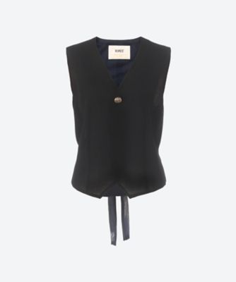 ＜PONTI (Women)＞Ｈｉｇｈ―ｔｗｉｓｔｅｄ　Ｇａｕｚｅ　Ｖｅｓｔ　ＰＯ１Ｑ０２５