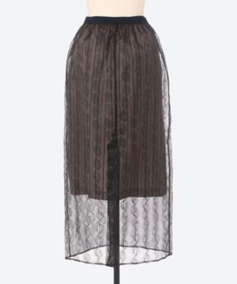 Ｌｅａｆ　Ｐｒｉｎｔ　Ｌａｙｅｒｅｄ　Ｓｋｉｒｔ　ＰＯ１Ｑ０２４