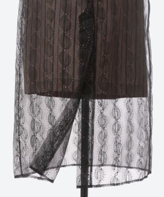 Ｌｅａｆ　Ｐｒｉｎｔ　Ｌａｙｅｒｅｄ　Ｓｋｉｒｔ　ＰＯ１Ｑ０２４