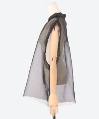 Teardrop beaded V―neck vest