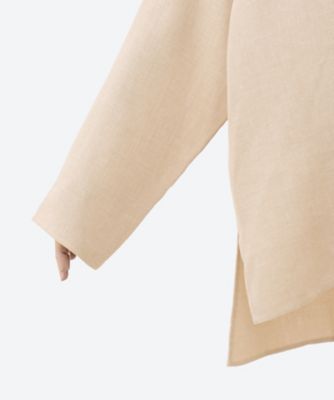 カットソー　Ｌｉｎｅｎ　Ｗｏｏｌ　Ｒｅｖｅｒ　Ｐｏｃｋｅｔ　Ｔｏｐ　ＴＰ２５Ｓ０００２