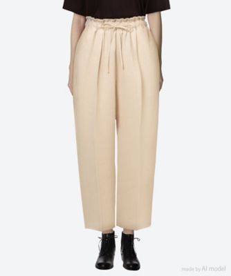 ＜POSTELEGANT (Women)＞パンツ　Ｌｉｎｅｎ　Ｗｏｏｌ　Ｒｅｖｅｒ　Ｅｘｔｒａ　Ｗｉｄｅ　Ｔｒｏｕｓｅｒｓ　ＰＴ２５Ｓ０００３