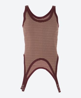 ＜JANE SMITH (Women)＞ＣＯＴＴＯＮ　ＲＡＮＤＯＭ　ＢＯＲＤＥＲ　ＲＩＢ　ＵＰ　ＤＯＷＮ　ＴＡＮＫ　ＴＯＰ　２５ＳＣＴ―＃７１１Ｌ―ＲＡＮＤＯＭ