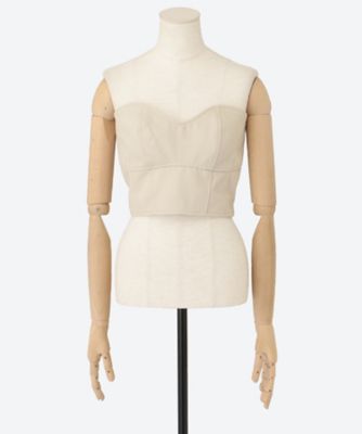COTTON POLYESTER TWILL BUSTIER