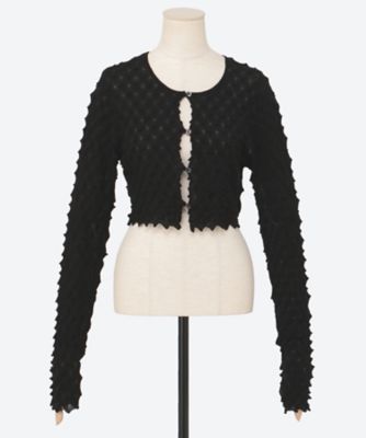 OPEN SESAME CLUB (Woman)/オープンセサミクラブ ｉｃｅ　ｃｏｔｔｏｎ　ｓｈｏｒｔ　ｃａｒｄｉｇａｎ　ＯＣＳ２５１０８