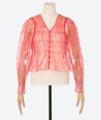 JANE SMITH (Women)/ジェーンスミス ＰＯＬＹＥＳＴＥＲ　ＮＹＬＯＮ　ＳＨＥＥＲ　ＣＵＴ　ＪＡＣＱＵＡＲＤ　ＳＨＩＲＲＩＮＧ　ＢＬ　２５ＳＢＬ―＃７１７Ｌ―ｓｕｍｍｅｒ