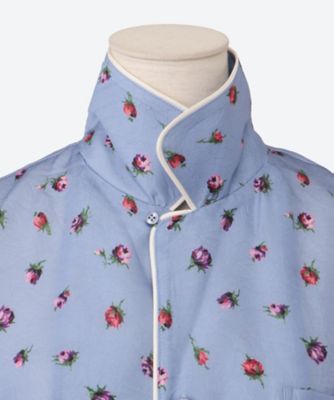 ＣＵＰＲＯ　ＦＬＯＷＥＲ　ＰＲＩＮＴ　ＰＩＰＩＮＧ　ＯＰＥＮ　ＣＯＬＬＡＲ　ＳＨＩＲＴＳ　２５ＳＳＨ―＃８０８Ｌ
