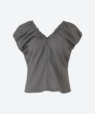 ＜JANE SMITH (Women)＞ＰＯＬＹＥＳＴＥＲ　ＷＯＯＬ　ＴＲＯＰＩＣＡＬ　ＦＲＯＮＴ　ＺＩＰ　ＮＯ　ＳＬＥＥＶＥ　ＴＯ　２５ＳＢＬ―＃８１３Ｌ―ＰＷ