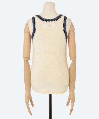 ７Ｇ　ＣＯＴＴＯＮ　ＣＲＯＣＨＥＴ　ＭＯＴＩＦ　ＴＡＮＫ　ＴＯＰ　２５ＳＫＮ―＃８３１Ｌ