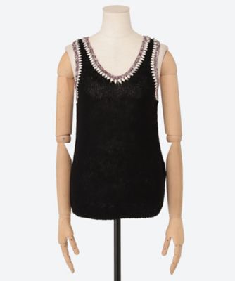 ７Ｇ　ＣＯＴＴＯＮ　ＣＲＯＣＨＥＴ　ＭＯＴＩＦ　ＴＡＮＫ　ＴＯＰ　２５ＳＫＮ―＃８３１Ｌ
