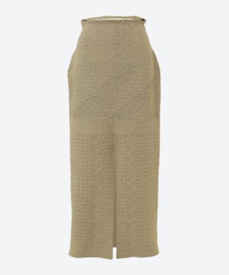 AFRICAN PATTERN FRONT TAPE SKIRT