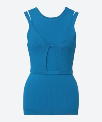 ＜A CCORDION (Women)＞ＬＡＹＥＲＥＤ　ＴＡＮＫ　ＴＯＰＳ　＆　ＣＡＭＩＳＯＬＥ　２５ＳＳＡＣ―０１３