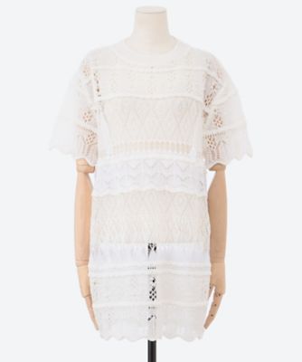 ｃｒａｚｙ　ｌａｃｅ　ｋｎｉｔ　ＯＨ２５ＳＳ―ＫＮ０９