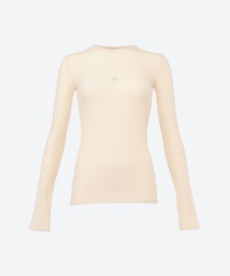 BASERANGE (Women)/ベースレンジ ＨＥＡＲＴ　ＬＯＮＧ　ＳＬＥＥＶＥ　ＴＥＥ　ＴＯＨＬＳ―ＲＢ―０００