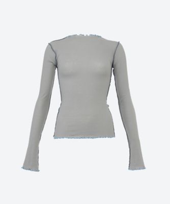 BASERANGE (Women)/ベースレンジ ＶＥＩＮ　ＬＯＮＧ　ＳＬＥＥＶＥ　ＴＥＥ　ＴＴＶＬ―ＲＢ―ＳＰ２５