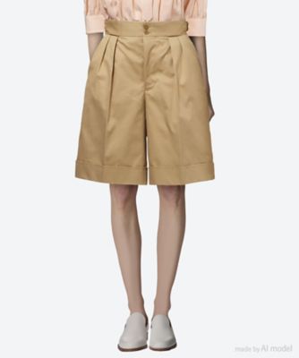 ＜Scye (Women)＞パンツ　Ｓａｎ　Ｊｏａｑｕｉｎ　Ｃｏｔｔｏｎ　Ｓｈｏｒｔｓ　５２２５―８１５１２