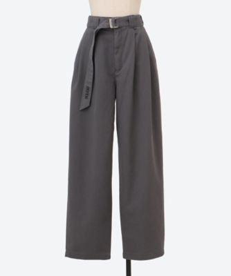 VONIQUE / HOLIDAY/ DICKIES BELTED 2TUCK PANTS