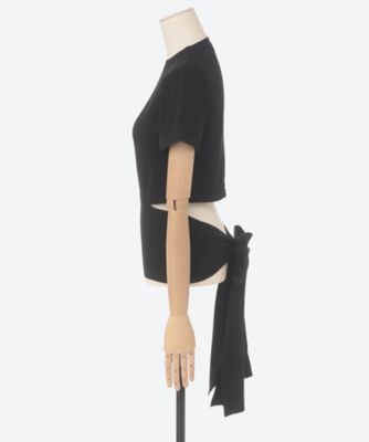 ＣＯＴＴＯＮ　ＢＡＣＫ　ＲＩＢＢＯＮ　ＫＮＩＴ　ＴＥＥ　Ｋ―１５０２
