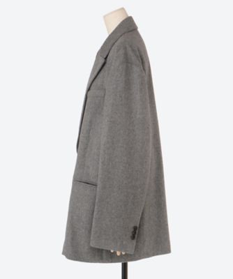 W／CA BEAVER BACK SLASH PEAK LAPEL