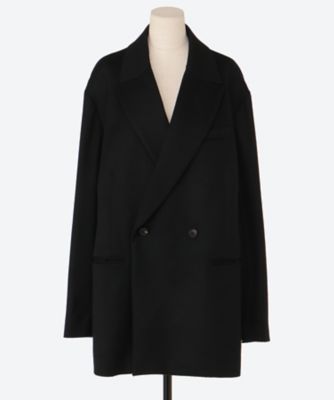 ssstein (Women)/シュタイン W/CA BEAVER BACK SLASH PEAK LAPEL JACKET ST.1243 BLACK コート・ジャケット【三越伊勢丹/公式】