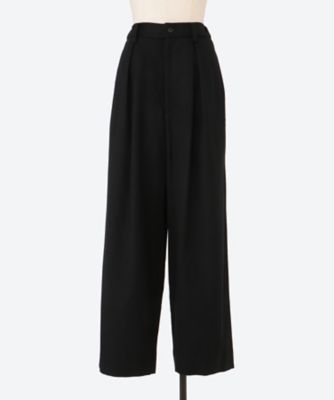 ssstein (Women)/シュタイン W/CA BEAVER EASY WIDE TROUSERS ST.1265 BLACK パンツ・ズボン【三越伊勢丹/公式】