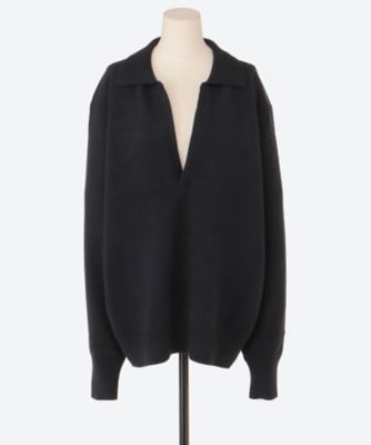 EXTRA FINE WOOL KNIT SKIPPER LS ST