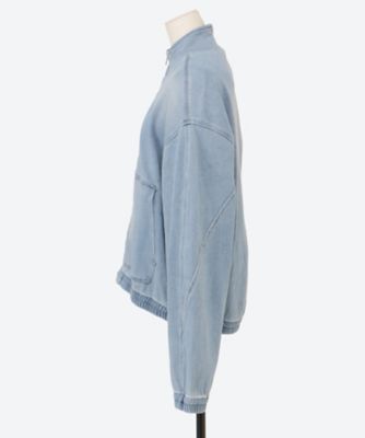 Ｇｅｎｄｅｒ　Ｆｒｅｅ　ｗａｓｈｅｄ　ｋｎｉｔｔｅｄ　ｄｅｎｉｍ　ｊａｃｋｅｔ　ＣＧ－２４１０ＪＡ０７