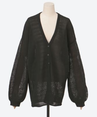 STUDIO DOE/スタジオドー Ｃｏｏｌ　ｇａｕｚｅ　ｏｖｅｒｓｉｚｅｄ　ｓｌｅｅｖｅ　ｋｎｉｔｔｅｄ　ｂｌｏｕｓｅ　ＣＬ－２４０７ＪＡ０２