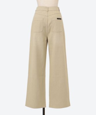 Ｗａｓｈｅｄ　ｔｗｉｌｌ　ｓｔｒａｉｇｈｔ－ｌｅｇ　ｐａｎｔｓ　ＣＬ－２４０７ＪＥ０１