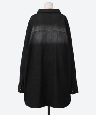 Gender Free brushed denim shirt
