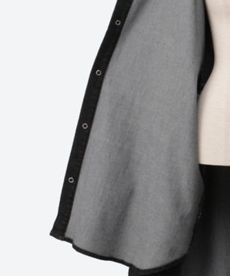 Gender Free brushed denim shirt