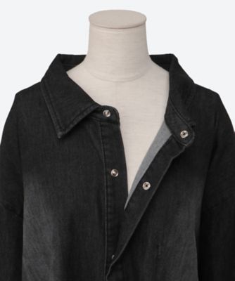 ジャケット・アウター studio doe gender free denim jacket Gender Free brushed denim shirt