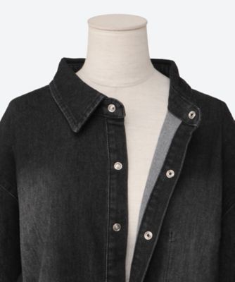 Ｇｅｎｄｅｒ　Ｆｒｅｅ　ｂｒｕｓｈｅｄ　ｄｅｎｉｍ　ｓｈｉｒｔ　ｊａｃｋｅｔ（Ｆｅｍａｌｅ）　ＣＧ－２４１０ＪＡ０３
