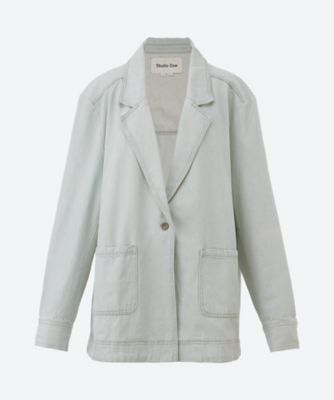 ＜STUDIO DOE＞ジャケット　Ｗａｓｈｅｄ　Ｄｅｎｉｍ　Ｂｌａｚｅｒ　ＤＮー２５２ＤＳＵ１５