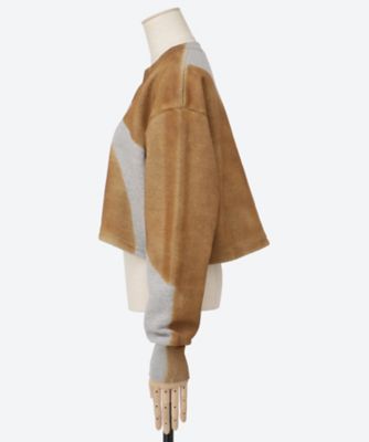 HEATHER LEATHER TOP KTX5A―CS01