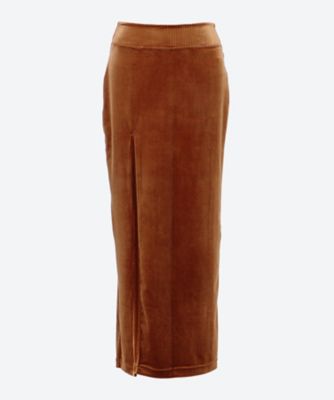 ＜kotohayokozawa (Women)＞ＦＬＥＸ　ＶＥＬＶＥＴ　ＳＩＤＥ　ＳＬＩＴ　ＳＫＩＲＴ　ＫＴＸ５Ａ―ＣＡ０３