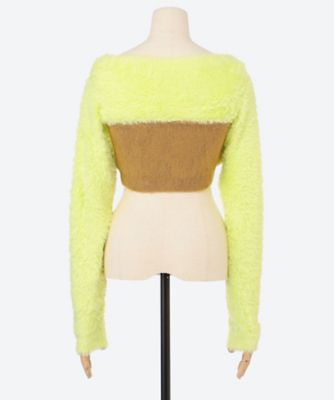 MULTI―WAY FUZZY SHORT TOP KTX5A