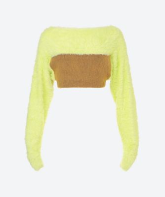 MULTI―WAY FUZZY SHORT TOP KTX5A