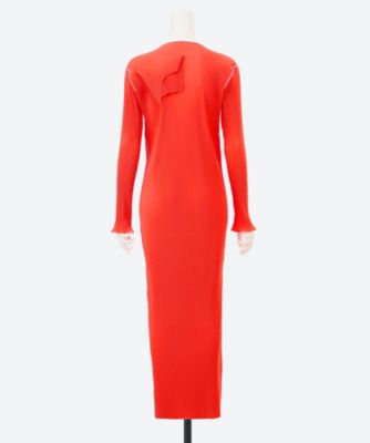 T＊D＊ WAVE LONG SLEEVE DRESS