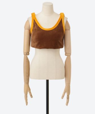 COTTON VELOUR UP AND DOWN TANK