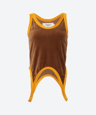 ＜JANE SMITH (Women)＞ＣＯＴＴＯＮ　ＶＥＬＯＵＲ　ＵＰ　ＡＮＤ　ＤＯＷＮ　ＴＡＮＫ　ＴＯＰ　２５ＷＣＴ―＃９２３Ｌ