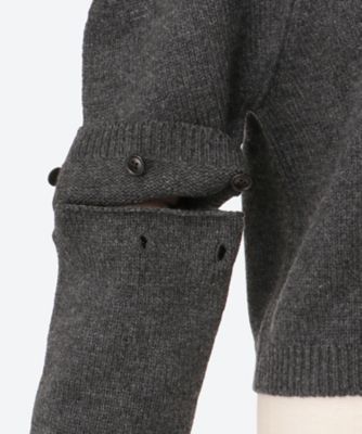 7G BIG SHOULDER CREW CARDIGAN 25WKN