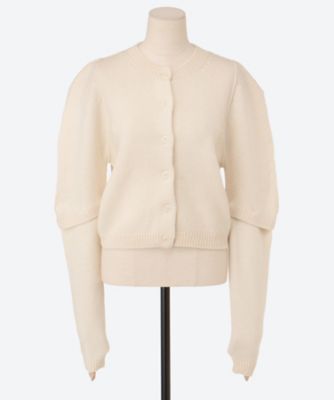 7G BIG SHOULDER CREW CARDIGAN 25WKN