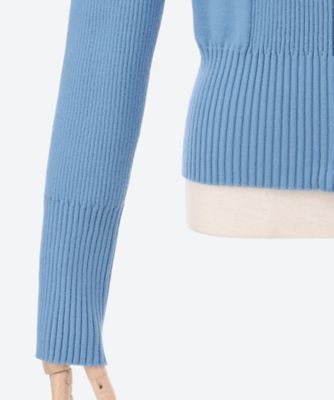 ＨＩＧＨ　ＮＥＣＫ　ＺＩＰ－ＵＰ　ＫＮＩＴ　ＴＯＰ　ＬＷ２５１ＫＮ０１
