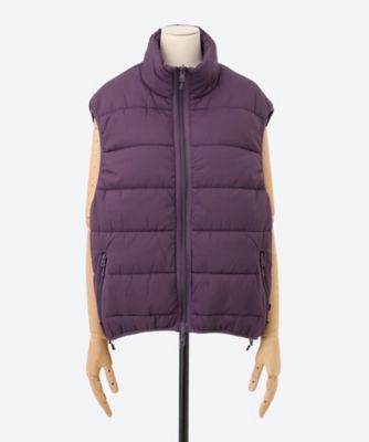 DAIWA PIER39 (Women)/ダイワ ピア39 Ws TECH REVERSIBLE CLIMBERS PUFF VEST BW―23025WL PURPLE*CHA コート・ジャケット【三越伊勢丹/公式】